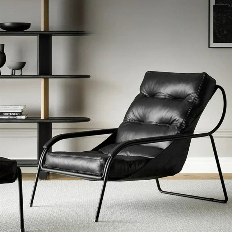 Nordic Accent Living Room Chairs Lounge Vanity Armchair Lazy Recliner Chair Couch Design Sedie Da Soggiorno Furniture