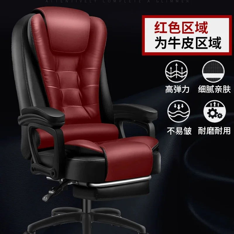 Gamer Office Chair – Nordic Executive Recliner with Wheels