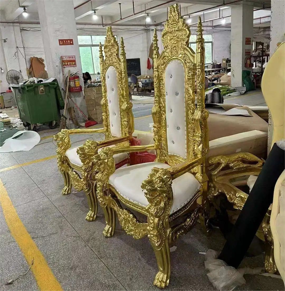 Throne King Queen Party Hotel Banquet Wedding Sofa Chair Royal