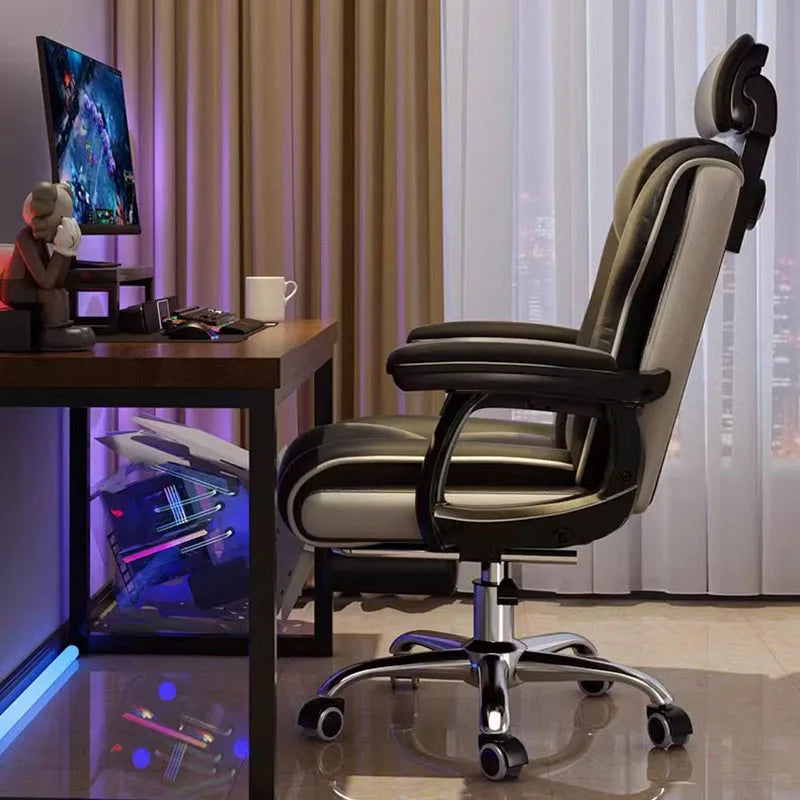 Executive Ergonomic Nordic Office Chair Floor Bedroom Library Wheels Armchairs Home Modern Cadeira Presidente Office Furnitures