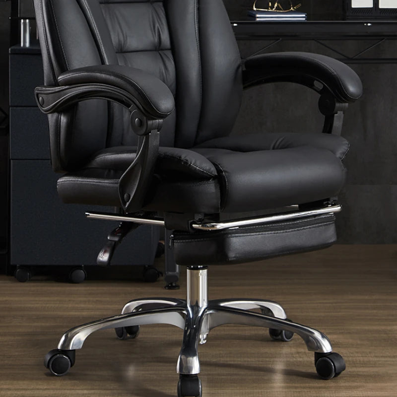 Swivel Armchair with Reclining and Massage Features