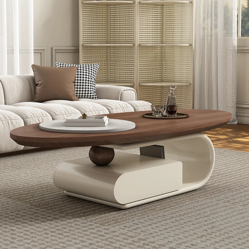 Clear Hardcover Coffee Table – Cute Modern Design with Storage