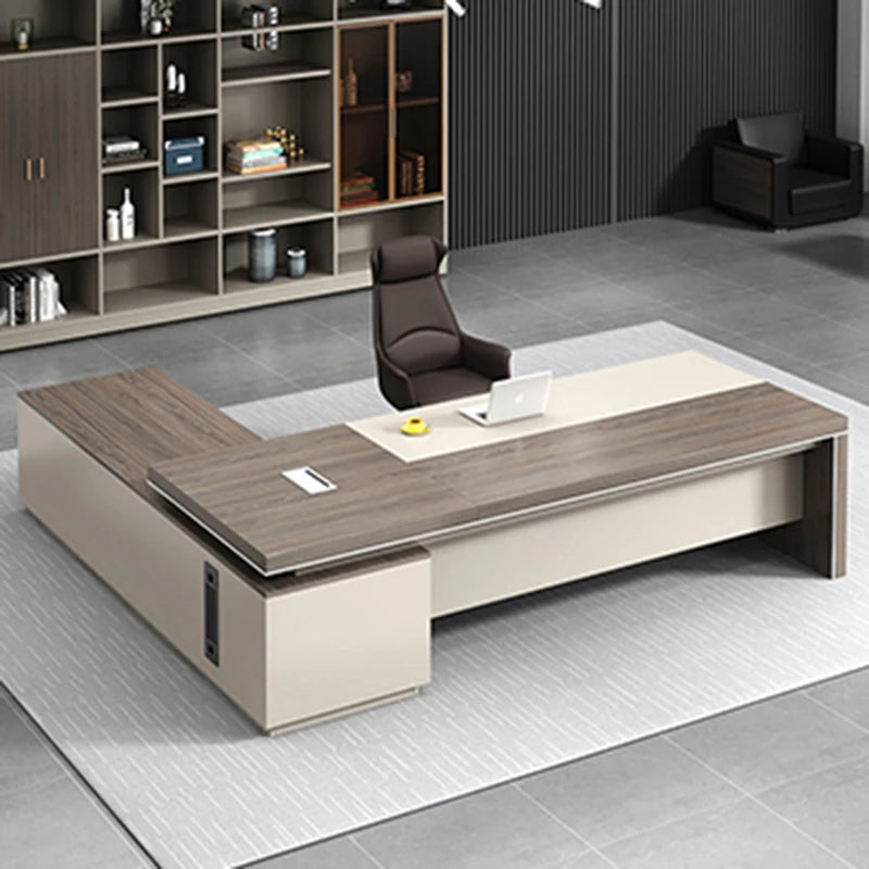 Luxury Corner L-Shaped Office Desk