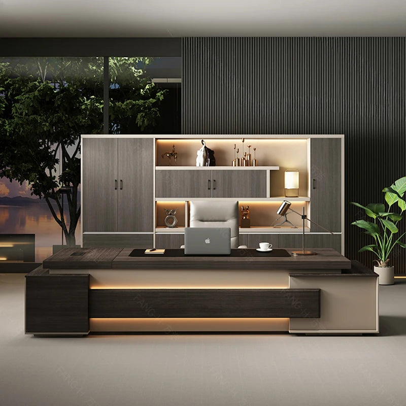 Multifunctional Computer L-Shaped Desk