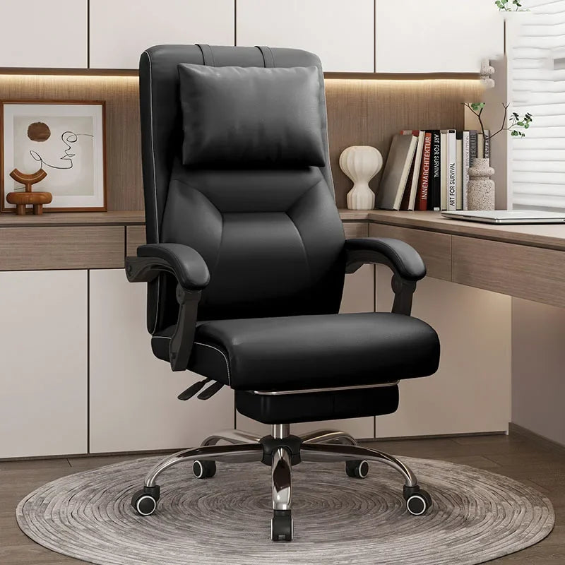 Comfy Office Chair with Wheels