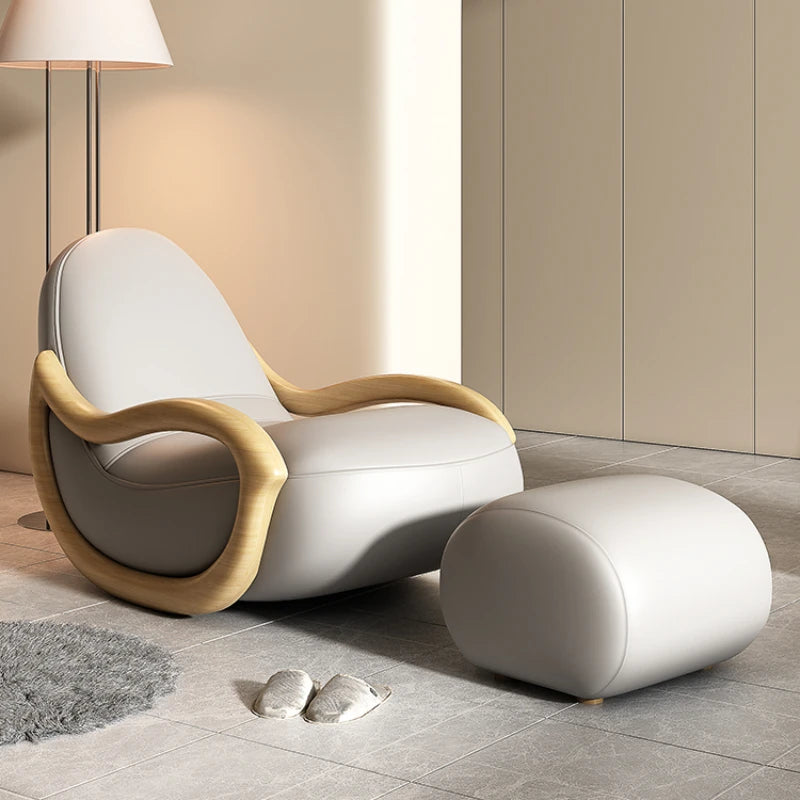 Nordic Lounge Chair – Luxury Designer Rocking Chair