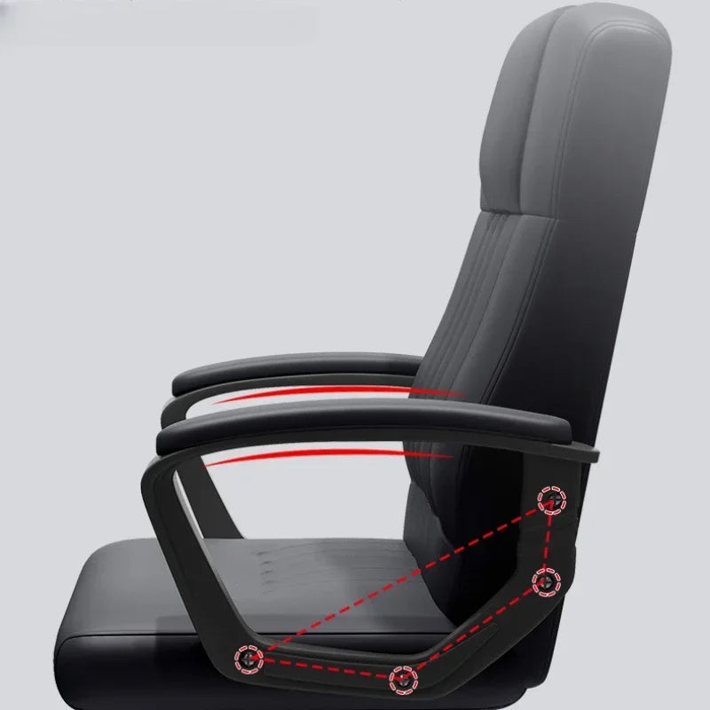 Luxurious Comfy Swivel Recliner: Ergonomic Armchair with Backrest