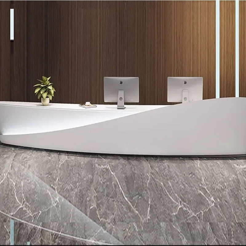 Restaurant Furniture Executive Office Wooden Home Bar Counter Luxury Receiption Desk Mostrador Recepcion Clothes Party Tables