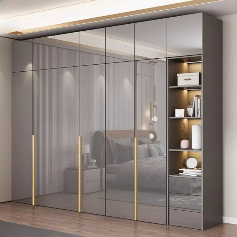 Storage Drawer Wardrobe Space Saving Multifunction Closet Systems Wardrobe Bedroom Wooden Doorsplacard De Vetement Furniture