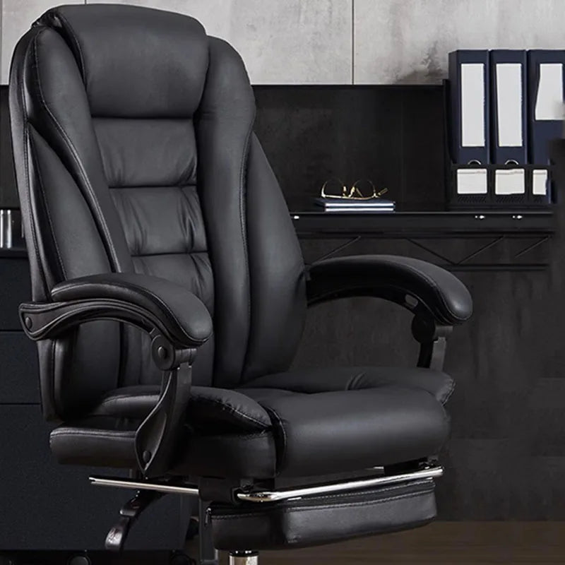 Waterproof Design Office Chairs Arm Extension Luxury Roller Office Chairs Executive Footrest Cadeira Escritorio Office Furniture