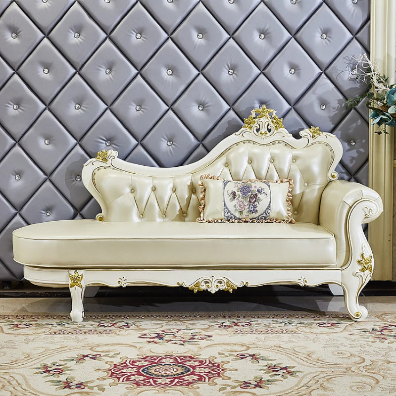 Designer Wood Sofa Chair – Unique Cushion Luxury Recliner in Leather, Nordic Style for Living Room