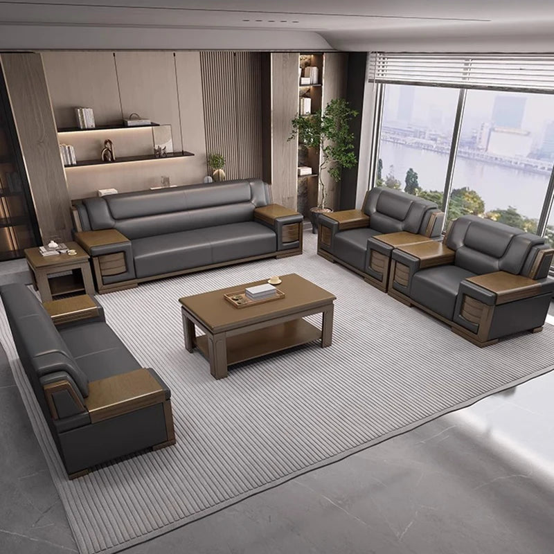 Elegant Office Couch: Multifunctional Modern Sofa for Living Room or Bedroom