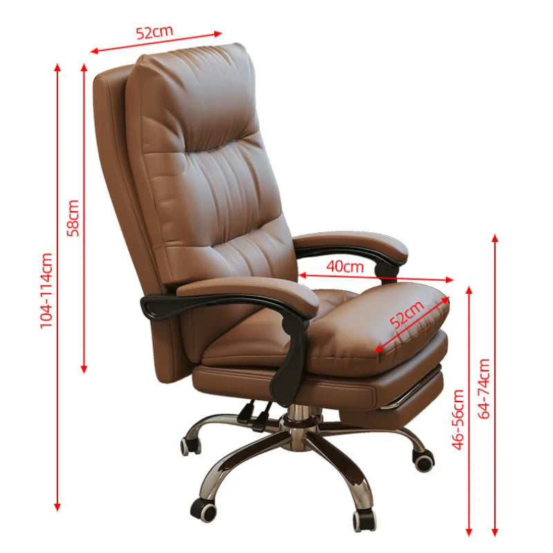 Furniture Backrest Chair Comfortable Office Recliner Lazy Computer Armchair Living Room Chair Work Silla Ergonomica Pc Desk