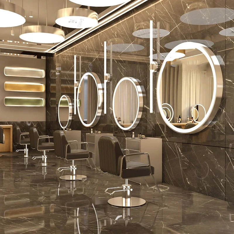 Aesthetic Swivel Barber Chair – Adjustable Stylist Chair, Beauty Tabouret, Coiffeuse Salon Furniture