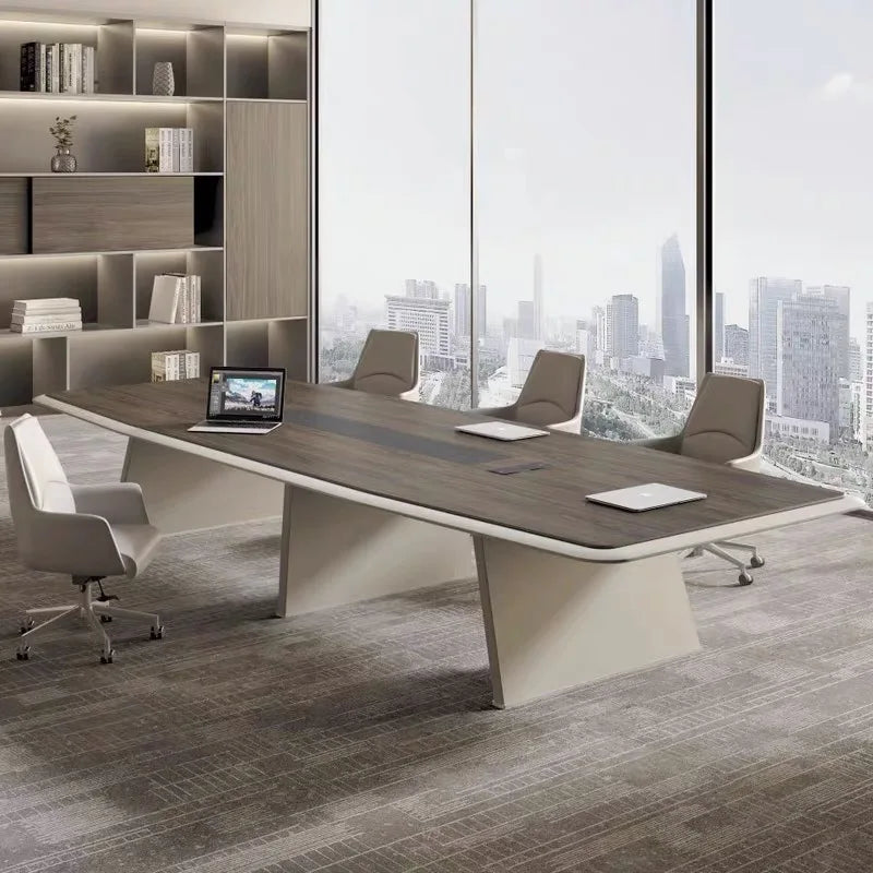 Luxury Coffee Conference Table Computer Modern Work Laptop Office Desk Meeting Executive Tavolo Riunioni Office Furniture CM50HY