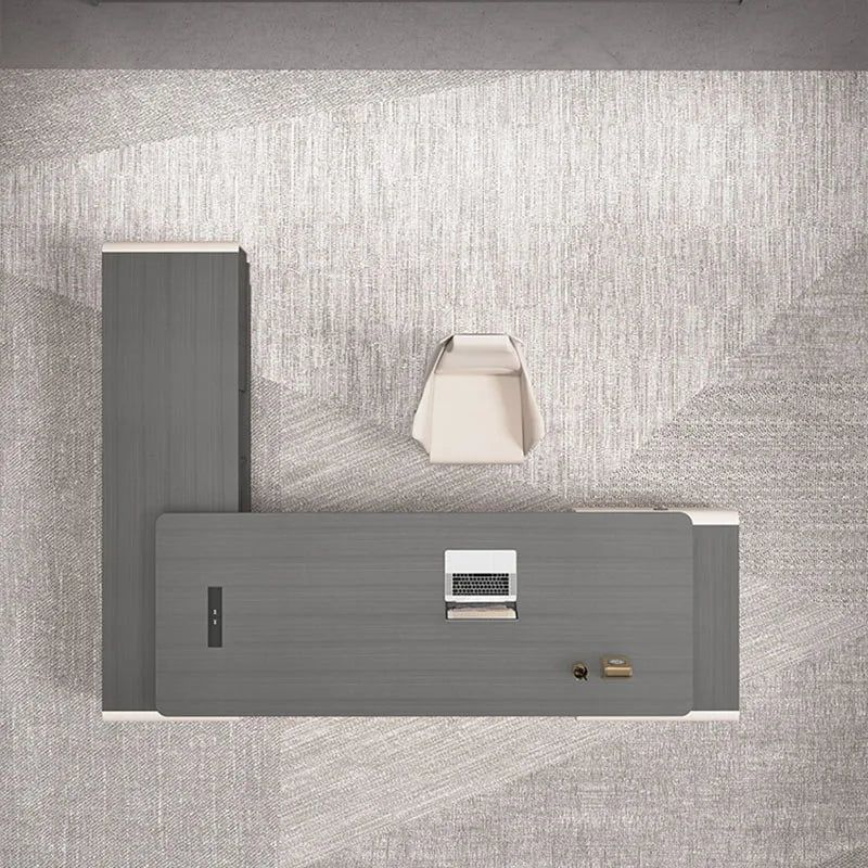 Modern Executive L-Shaped Desk