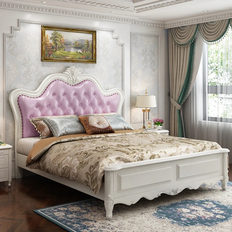 Aesthetic Wood Double Bed