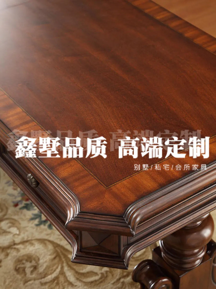 American Solid Wood Desk; High-End Household Computer Desk