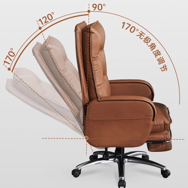 Genuine Leather Relax Chair Luxury Sofa Gaming Pc Gamer Game Chair Special Armchair Living Room Cadeira Escritoiro Furniture AA
