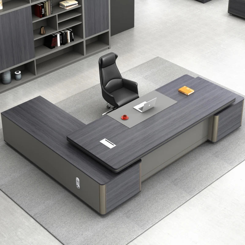 Multifunctional L-Shaped desk suitable for home or office