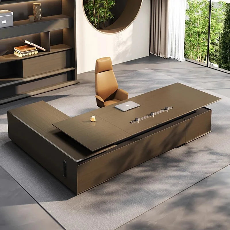 Versatile Computer L-Shaped Desk – Office, Study, and Home Use