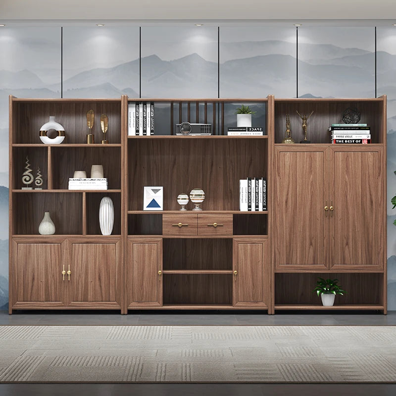 Corner writing office desk with drawers