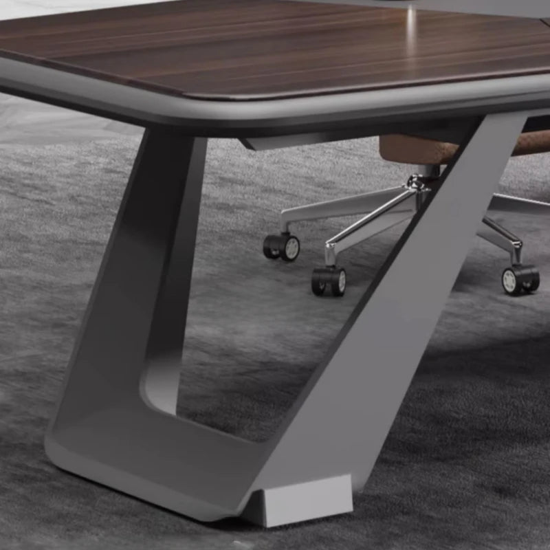 Standing Secretary Office Desks Reception Mid Century Laptop Dark Computer Desks Desktop Work Mesa De Escritorio Home Furniture
