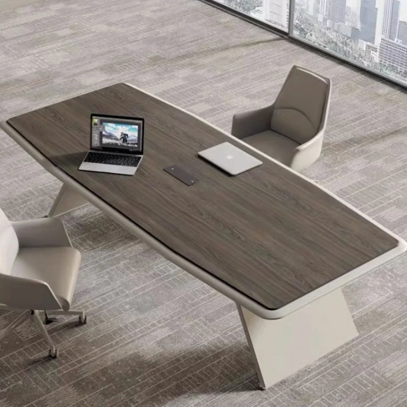 Luxury Coffee Conference Table Computer Modern Work Laptop Office Desk Meeting Executive Tavolo Riunioni Office Furniture CM50HY
