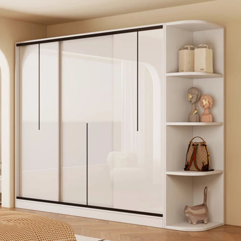 Wood Clothes Wardrobe Storage Full Size Hotel Closet Systems Wardrobe Bedroom Cabinets Doors Ropero Armables Home Furniture