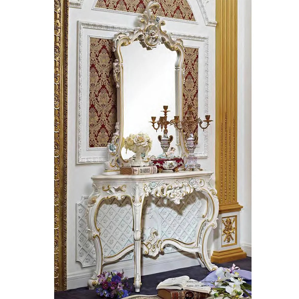 European Style Royal Wooden Classic Sofa Set: Luxury Leather Couches for Living Rooms.