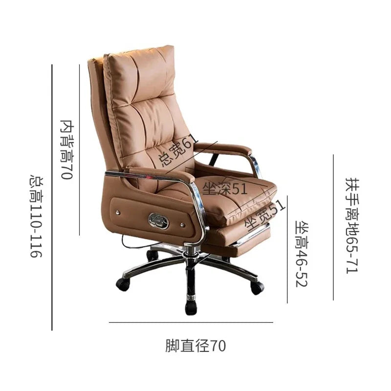 Zero Gravity Nordic Ofice Chair Recliner Comfort Home Lounge Ofice Chair Comfortable Massage Gaming Silla Ordenador Furniture