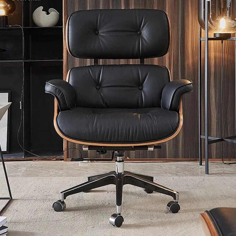 Designer Ergonomic Desk Chair – Modern Nordic Lounge Executive Chair