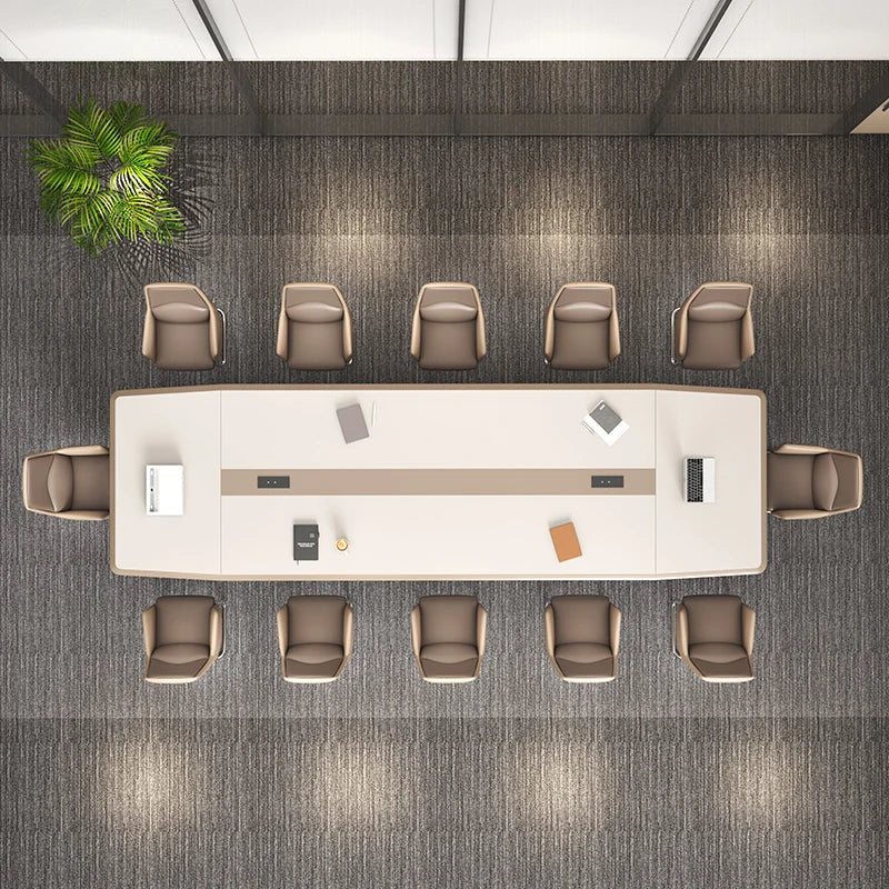 Office furniture Conference table Long table simple modern office worktable Conference room negotiation reception table