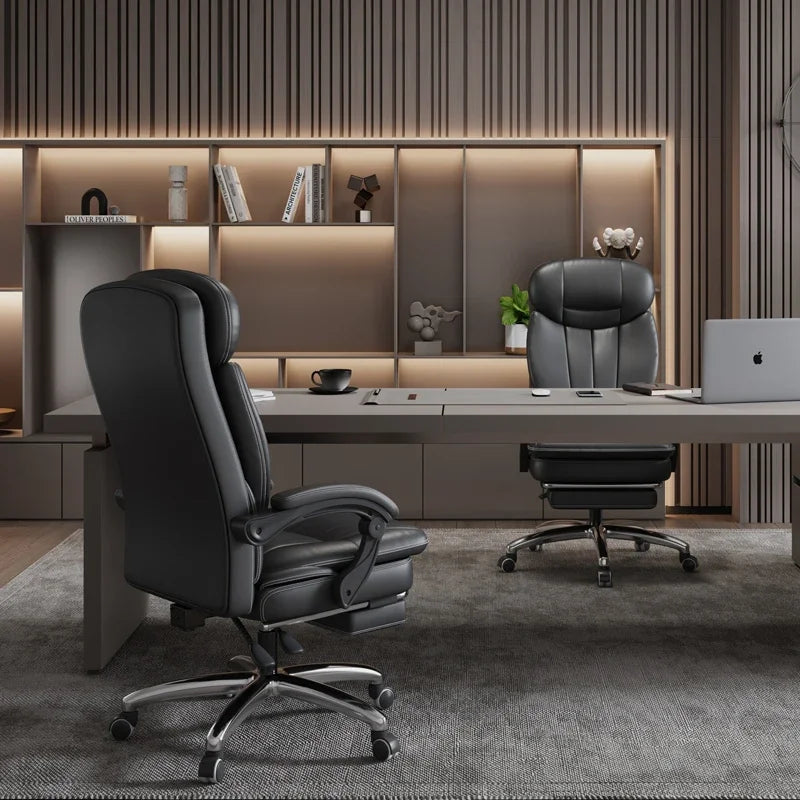 Comfortable Writing Desk and Office Chair – Relaxing Swivel Design