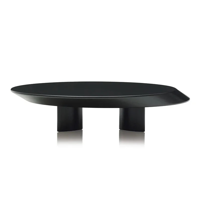Modern Black Round Hospitality coffee Table, Nordic Design