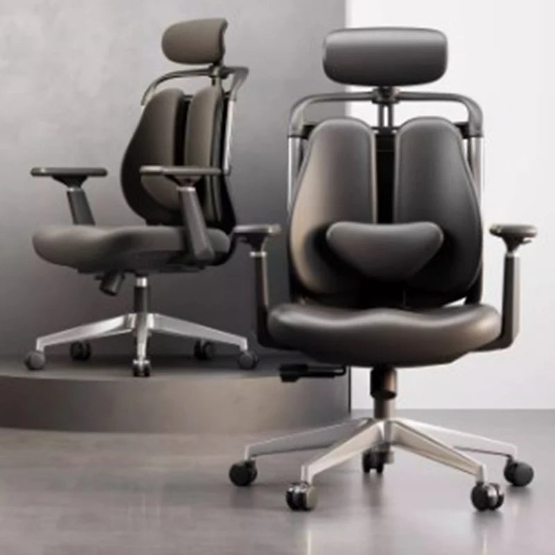 Ergonomic Swivel Office Chair with Neck Pillow
