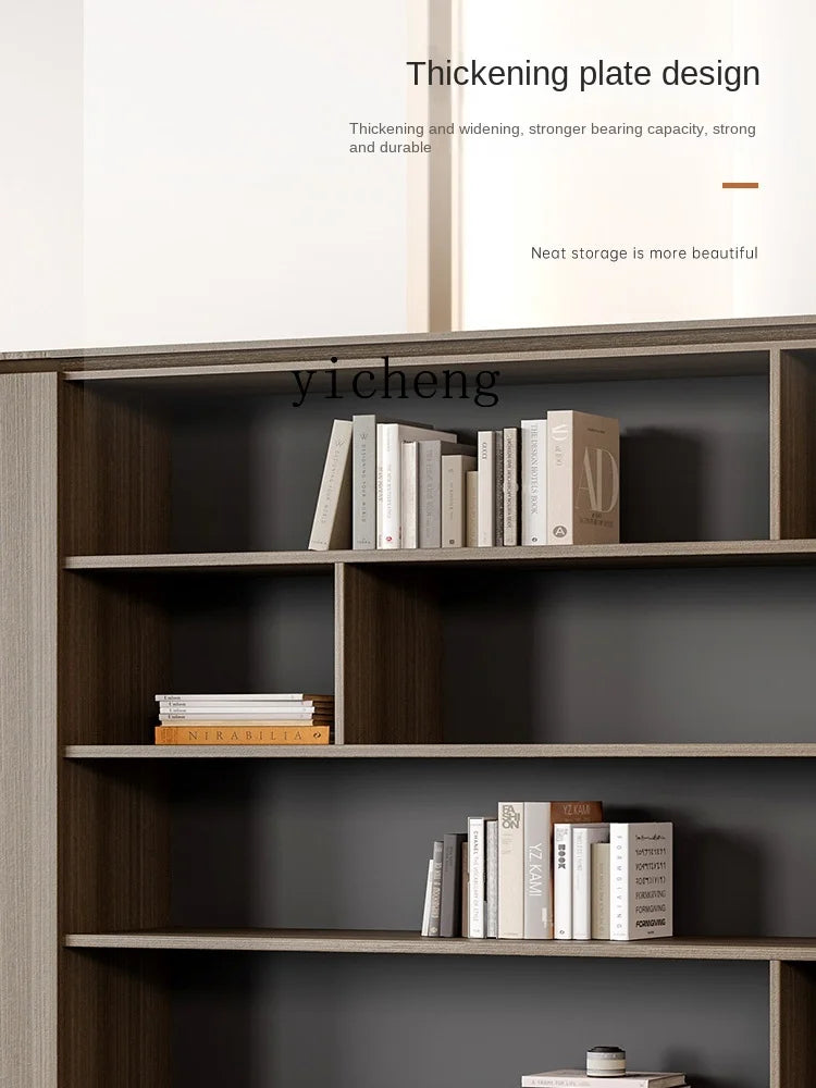 XL File Cabinet Boss Desk Supporting Bookcase Bookshelf Combination Office Material Locker