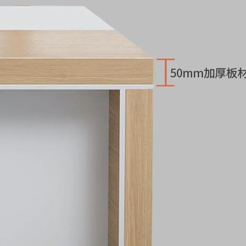L-Shaped Corner Office Desk with Drawers