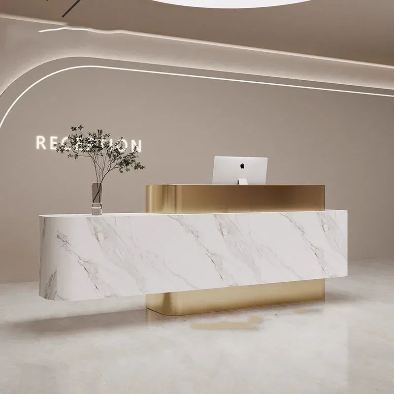Modern Reception Desk – Ideal for Salons, Restaurants, Shops, and Spas