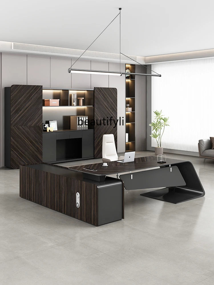 Modern Light Luxury Desk for Executives