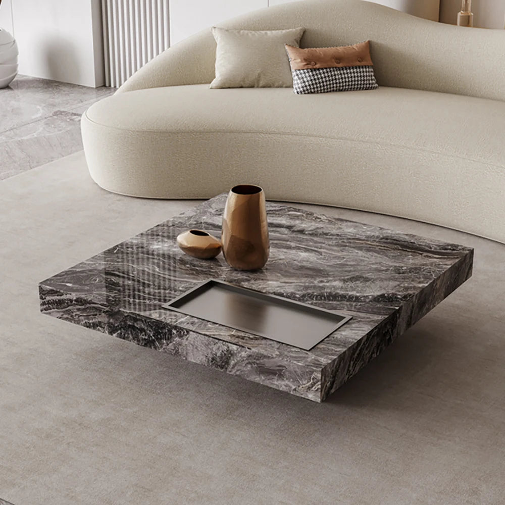 Large square center coffee table