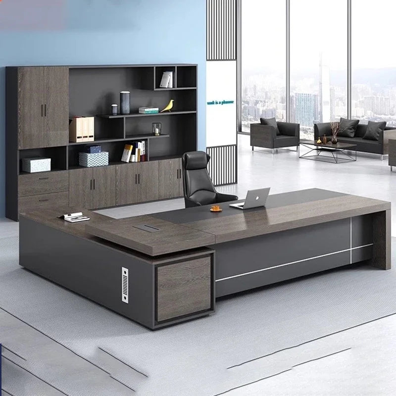 Multifunctional L-Shaped Desk for Home Office & Study