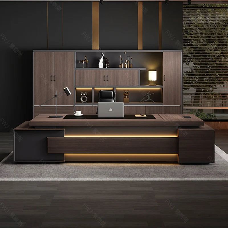 Organization Office Desk Study Computer Ergonomic Writing Office Desk Corner Standing