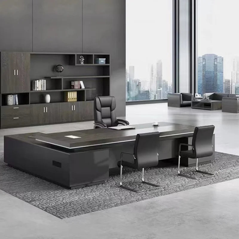 Executive L-Shaped Office Desk