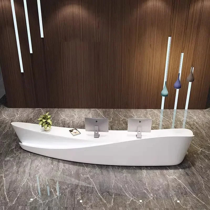 Restaurant Furniture Executive Office Wooden Home Bar Counter Luxury Receiption Desk Mostrador Recepcion Clothes Party Tables