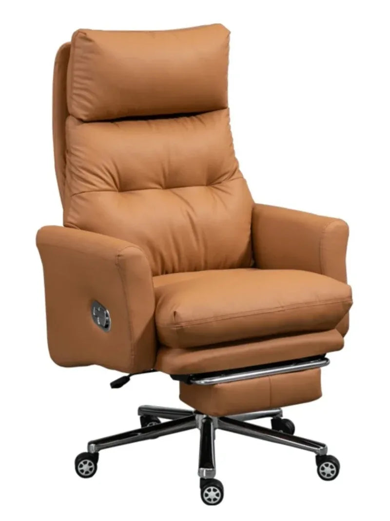 Luxurious Leather Office Chair Commerce Massage Boss Executive Gaming Chair Home Bedroom Sillas De Oficina Office Furniture Girl