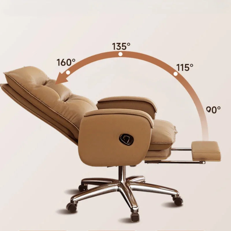 Wheeled Gamer PC Chair – Comfortable Swivel Design with Height Adjustment