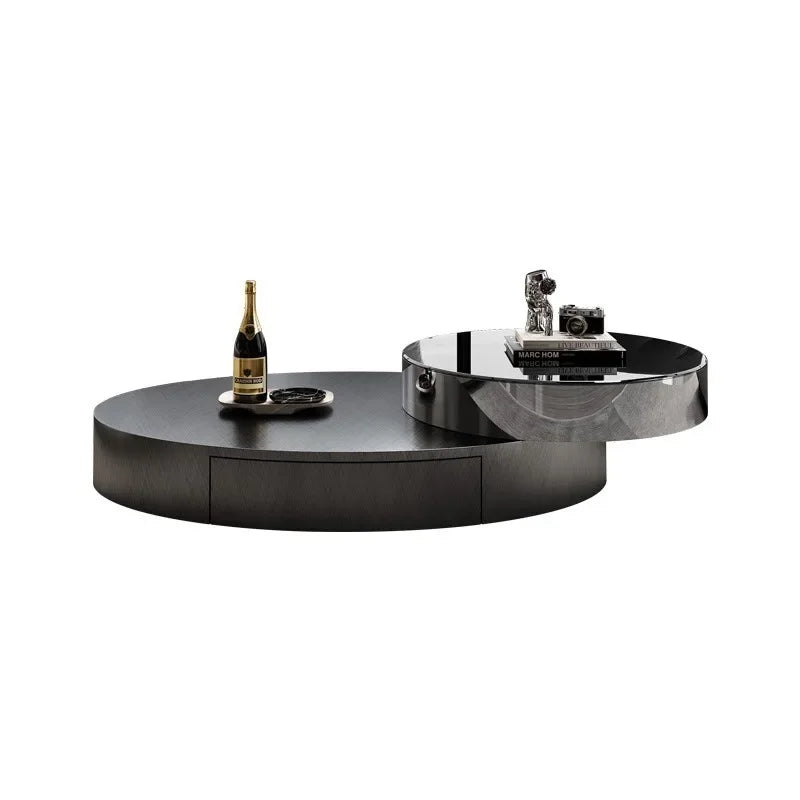 Unique Luxury Coffee Table Modern Aesthetic Italian Books Coffee Tables Rotate Minimalist Table Basses De Salon Home Furniture