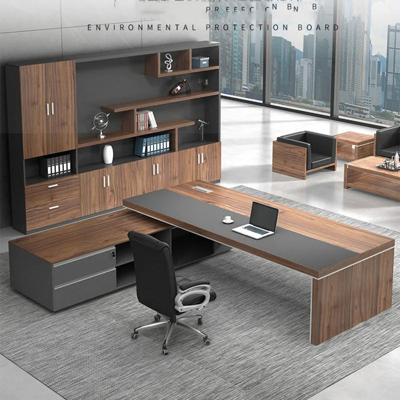 Executive Office Desk Conference Tables Furniture Corner L Shaped Gaming Professional Organizer Computer Modern Tisch
Bedroom