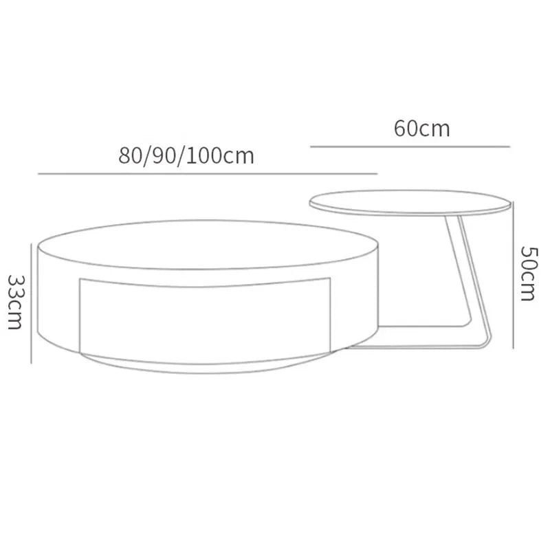 Aesthetic Metal Coffee Table